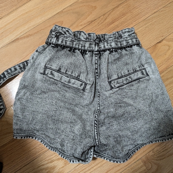 ALL SAINTS DALE PAPERBAG SHORTS - Picture 9 of 9